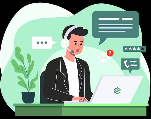 Contact illustration