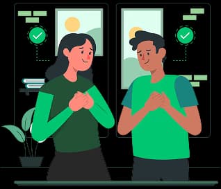 Person To Person illustration